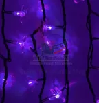 Dây Led Hạt Gạo 2 Mét 3V Tím